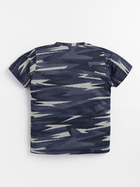 HRX by Hrithik Roshan Boys Printed Rapid Dry Sports T-shirt
