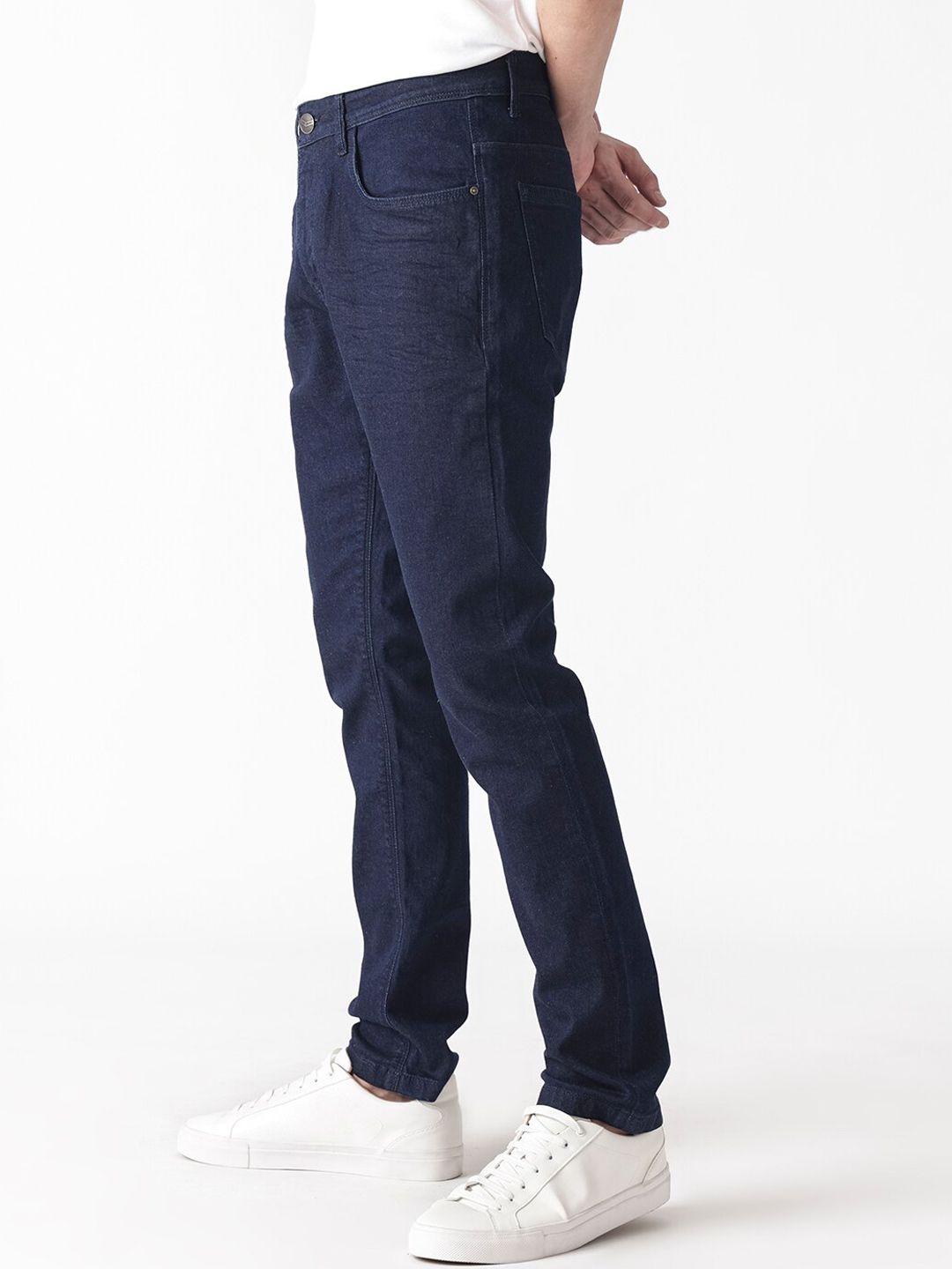 RARE RABBIT Men Night Slim Fit Mid-Rise Cotton Jeans