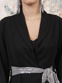 Athena Embellished Coats  With Trousers Co-Ords
