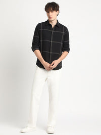 THE BEAR HOUSEM Checked Slim Fit Casual Shirt
