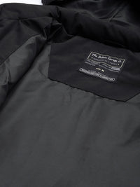 The Indian Garage Co Men Zip-Front Bomber Jacket with Detachable Hood