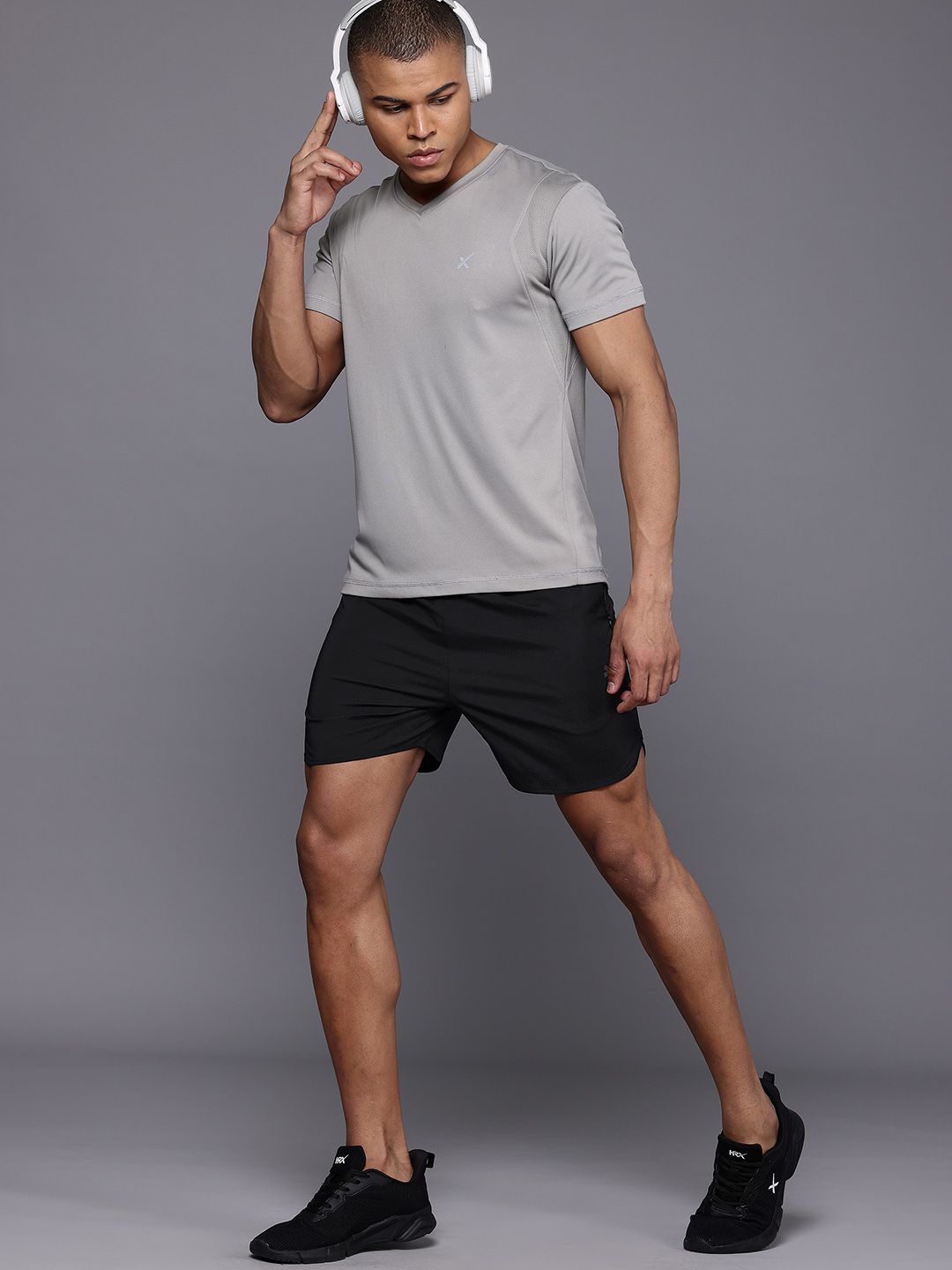 HRX by Hrithik Roshan Men Rapid-Dry Running Sports Shorts