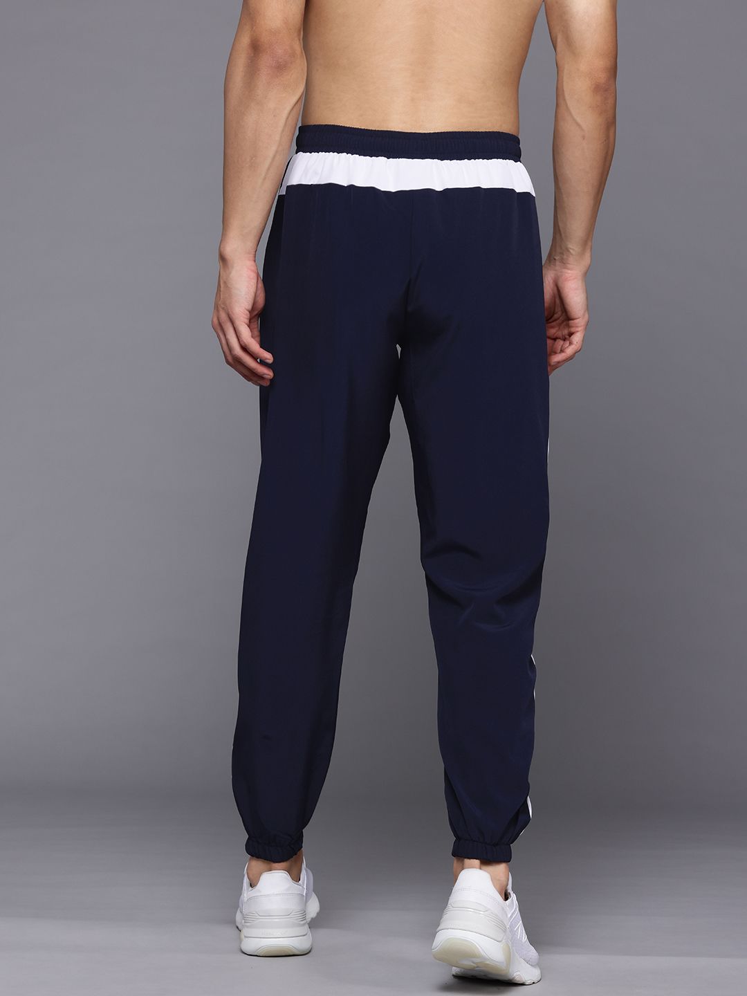 HRX by Hrithik Roshan Men Rapid-Dry Running Track Pants with Toggle-Hem