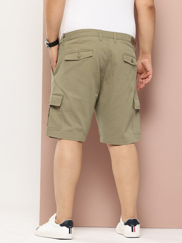 Thomas Scott Men Plus Size Cargo Shorts