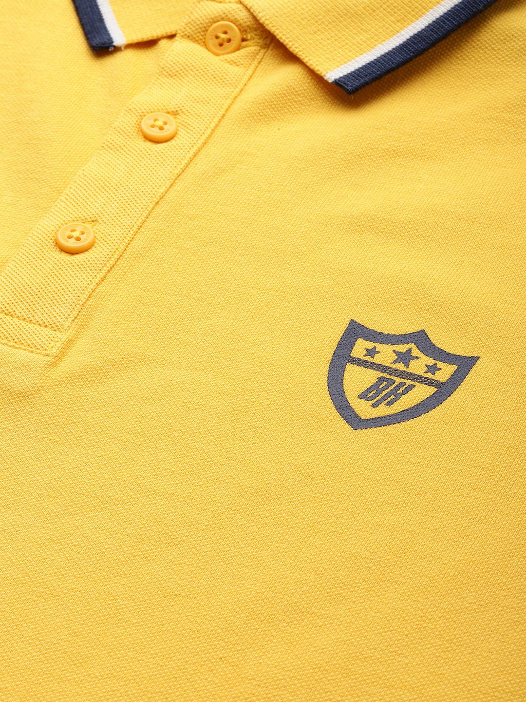 Being Human Polo Collar Pure Cotton T-shirt