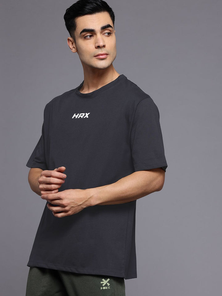 HRX by Hrithik Roshan Typography Printed Training T-shirt