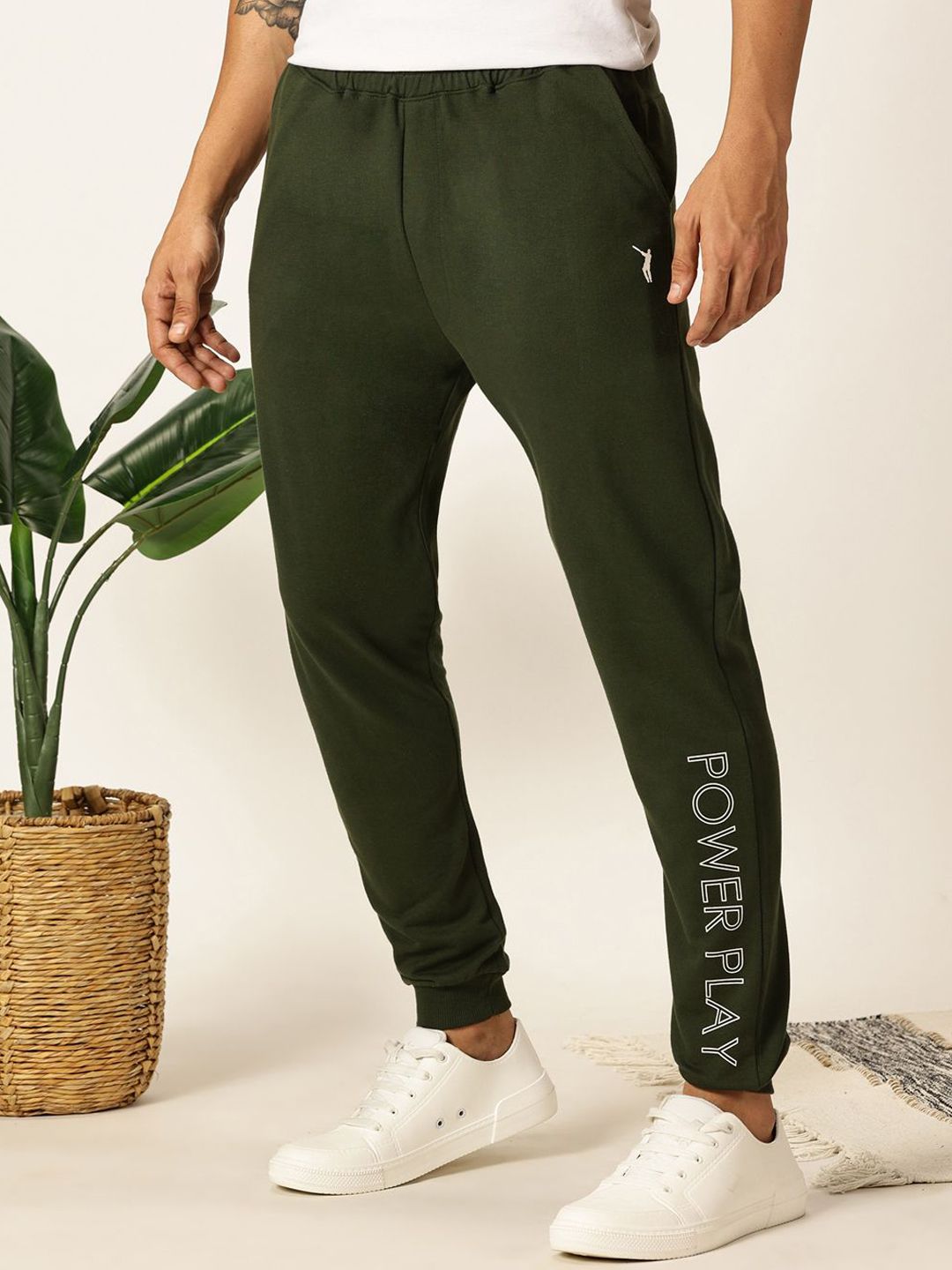 Thomas Scott Men Slim Fit Mid-Rise Joggers