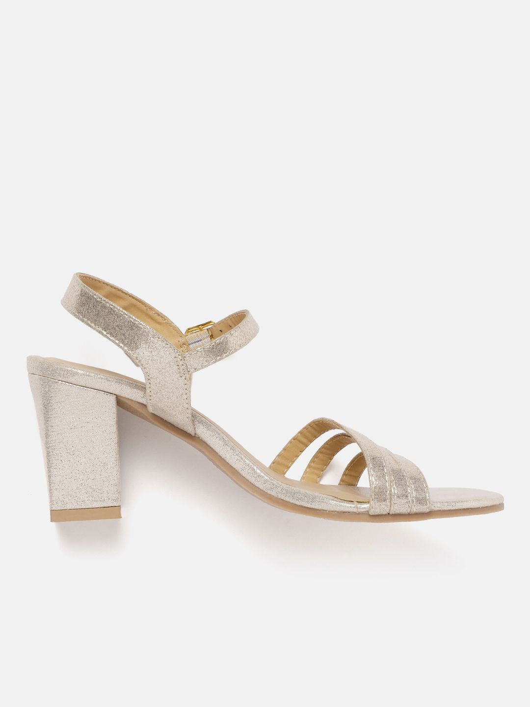DressBerry Open Toe Block Heels