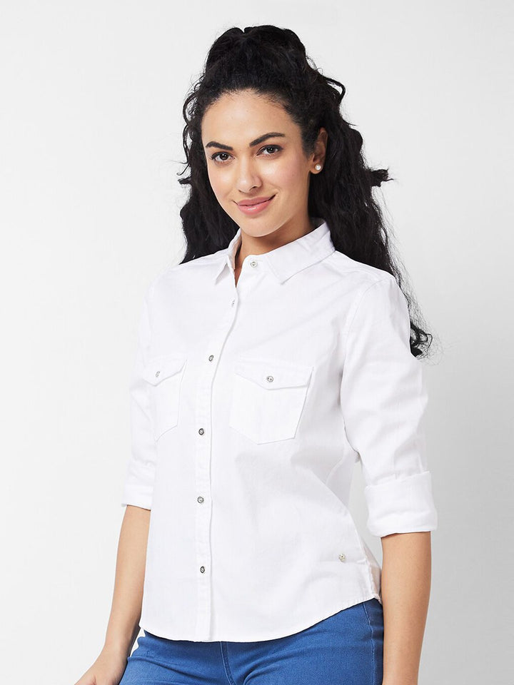 SPYKAR Women Opaque Casual Shirt