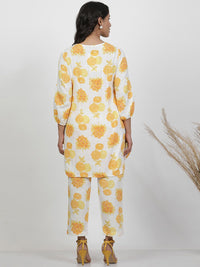 W Floral Print Cotton Pure Cotton A-Line Co-Ords