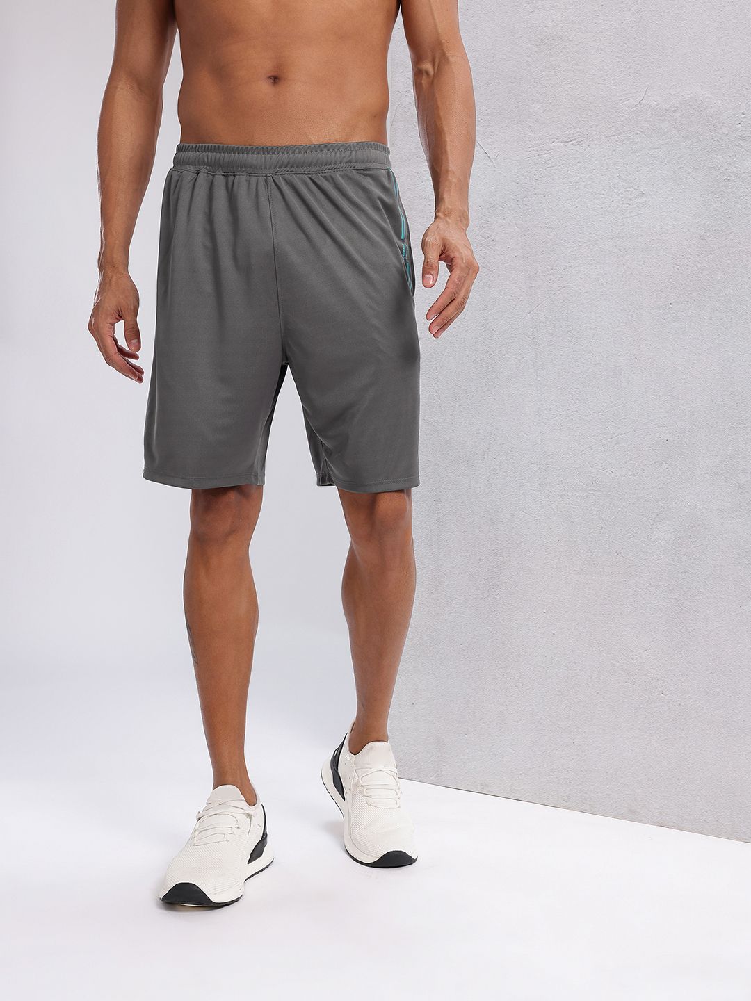 HRX by Hrithik Roshan Men Rapid-dry Striped Training Shorts