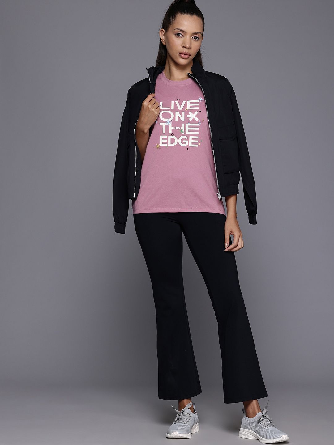 HRX by Hrithik Roshan Women Typography Printed T-shirt