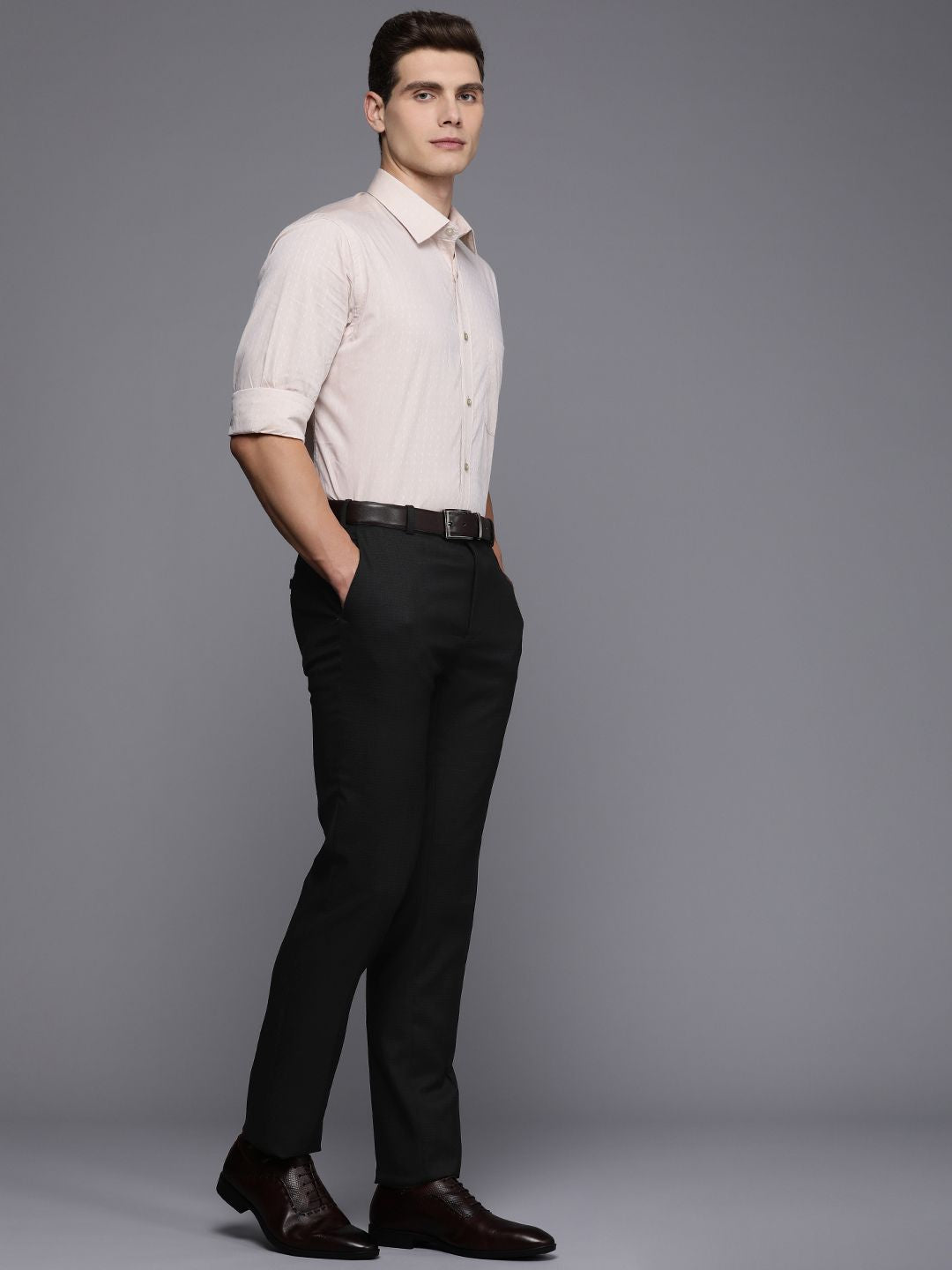 Raymond Men Slim Fit Formal Trousers