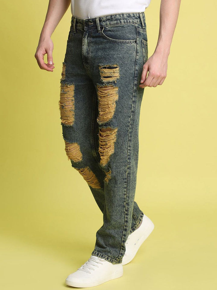 Bene Kleed Men Relaxed Fit Medium Distressed Jeans