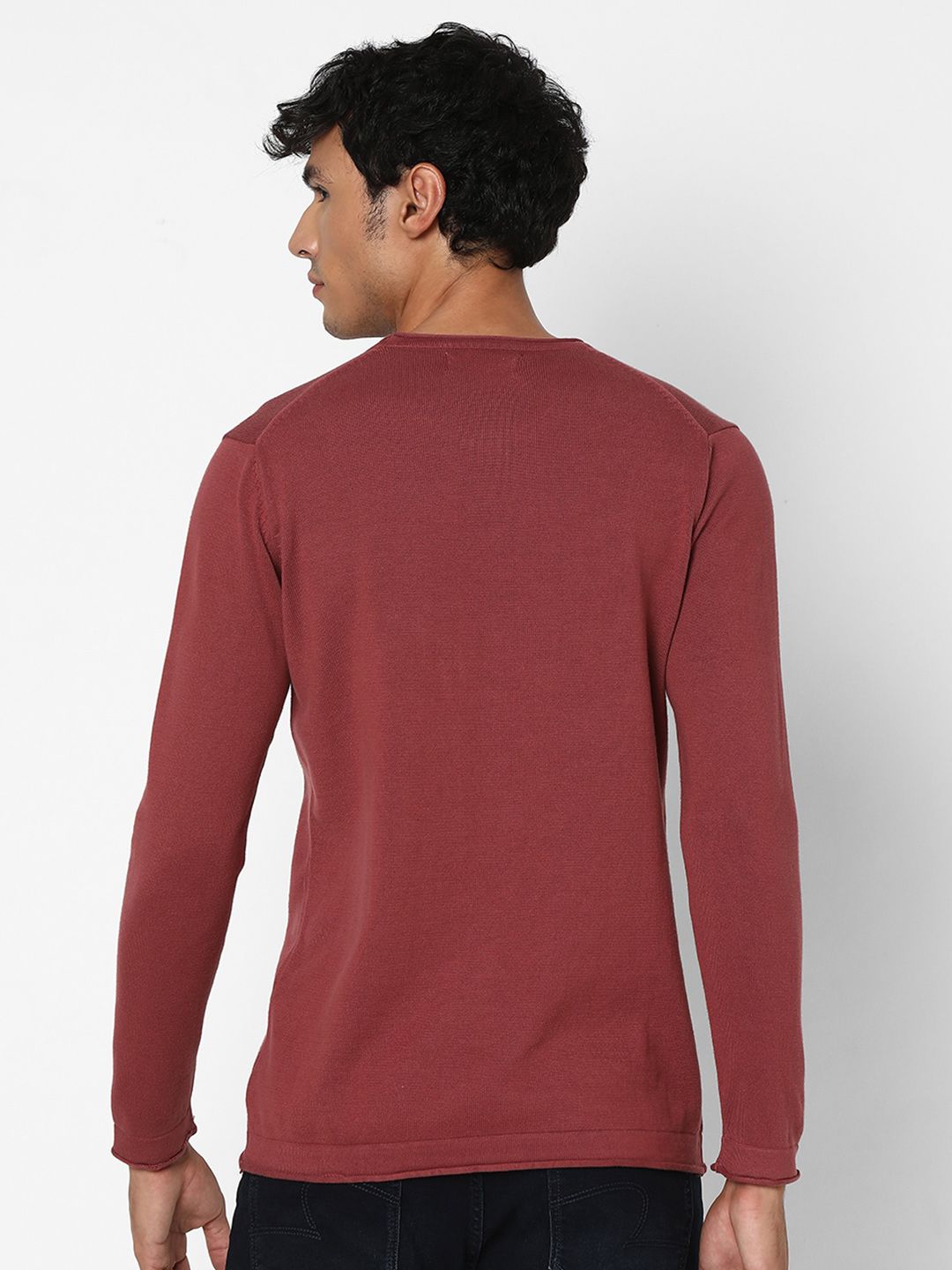 SPYKAR Round Neck Cotton Pullover