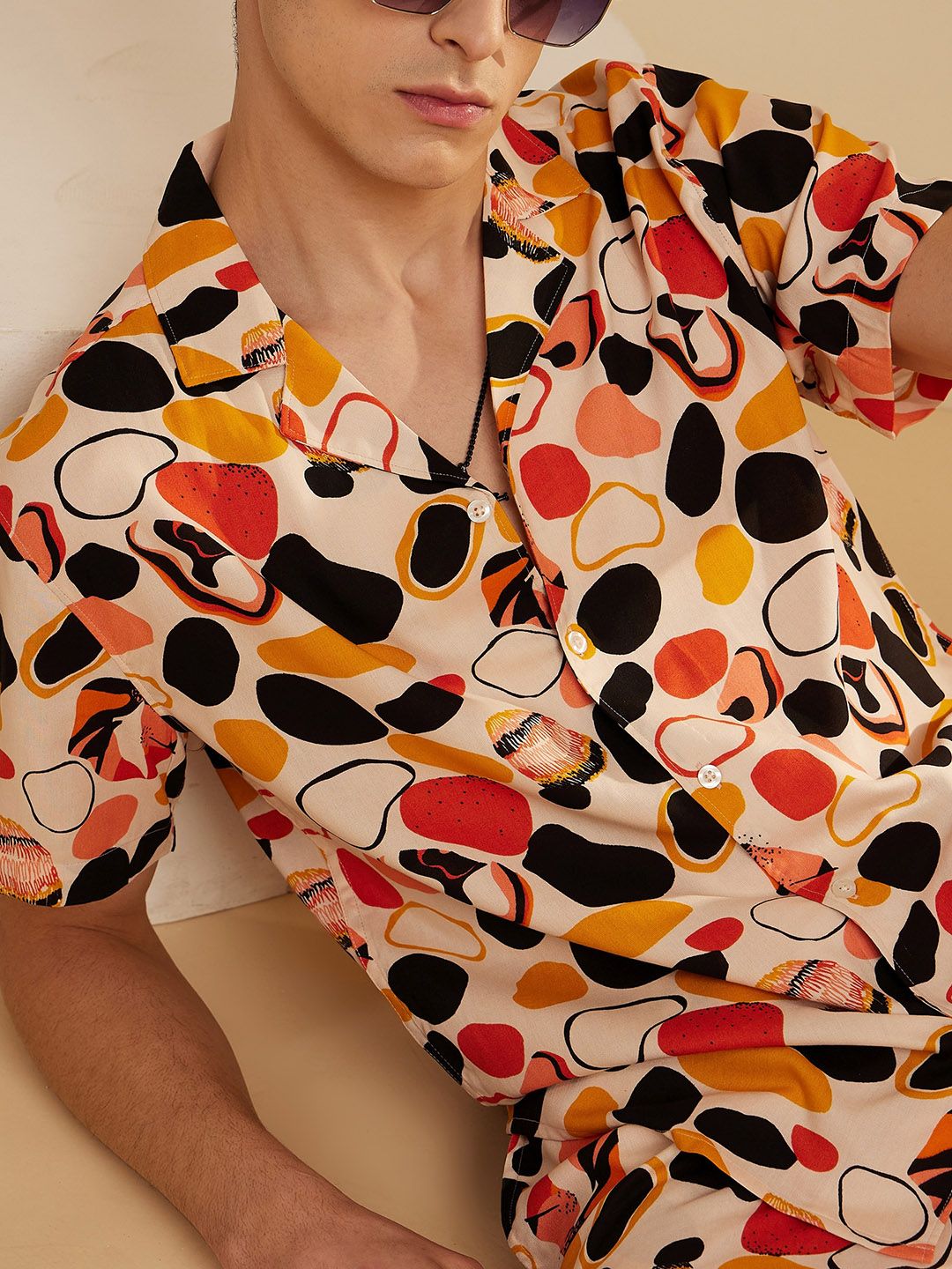 DENNISON The Vacay Mode Printed Shirt & Shorts