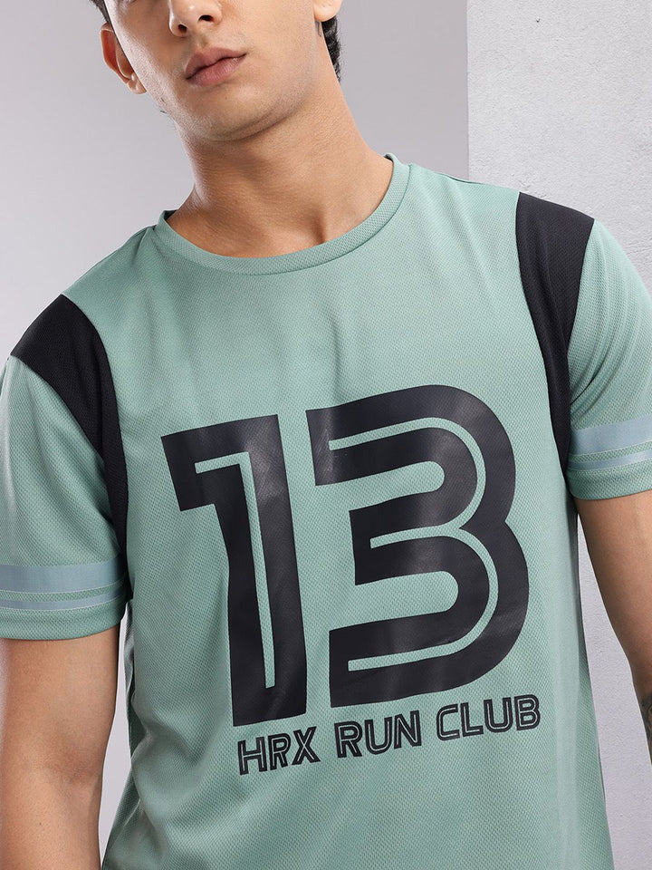 HRX by Hrithik Roshan Men Typography Printed Rapid-Dry Running T-shirt