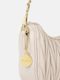 DressBerry Textured Structured Shoulder Bag