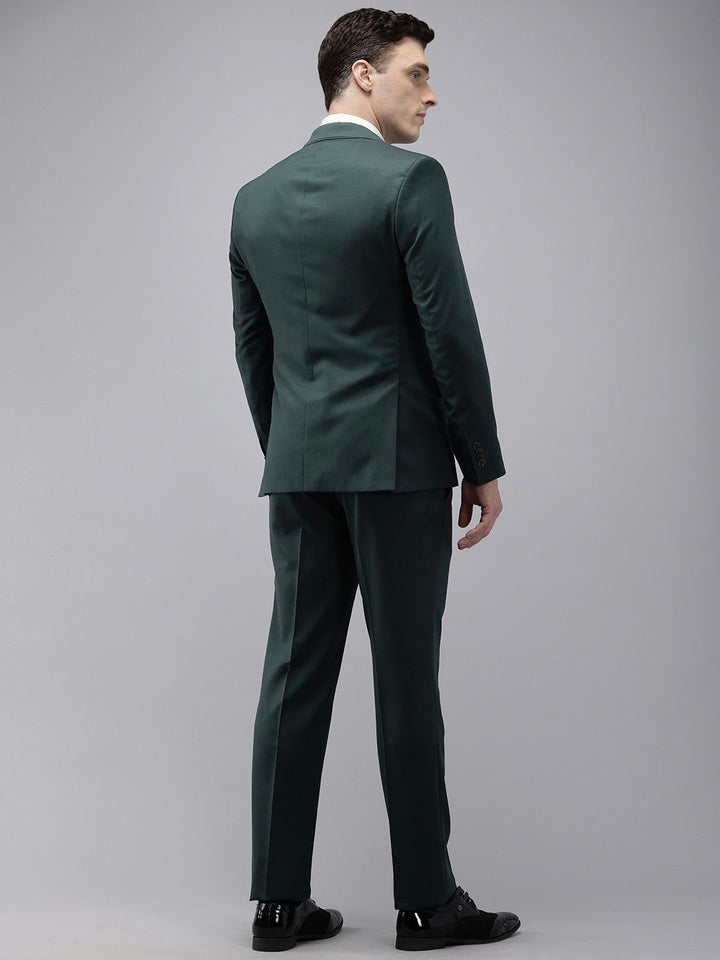 Park Avenue Super Slim Fit Notched Lapel Collar 3 Piece Formal Suit