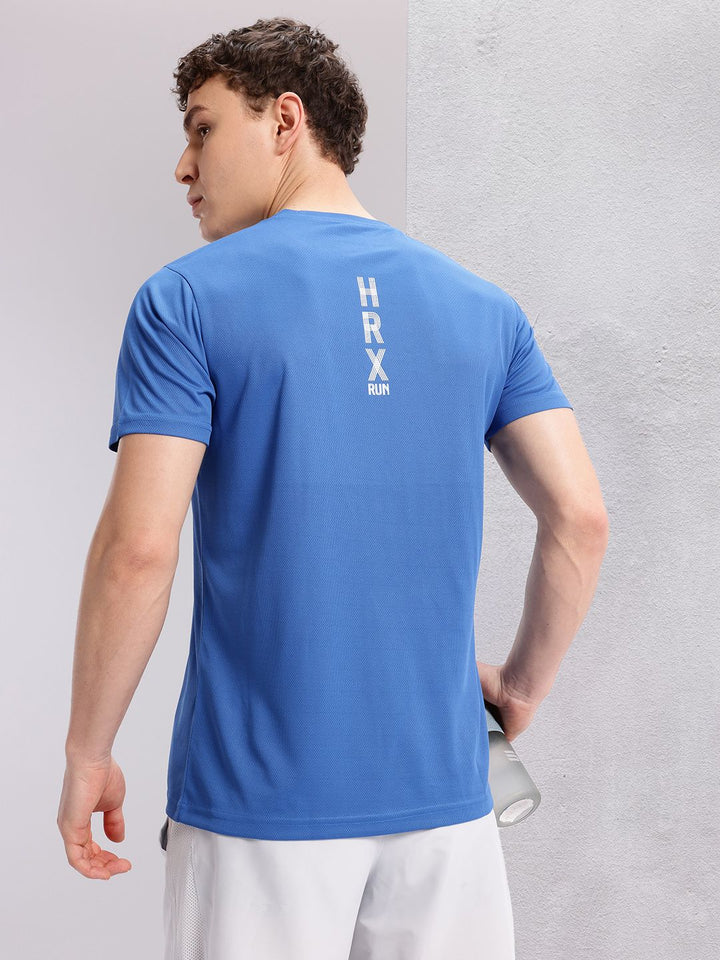 HRX by Hrithik Roshan Printed Perforated Rapid-Dry Running T-shirt