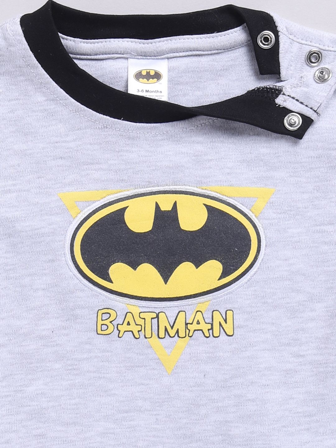 Moms Love Infant Boys Printed Pure Cotton Batman Clothing Set