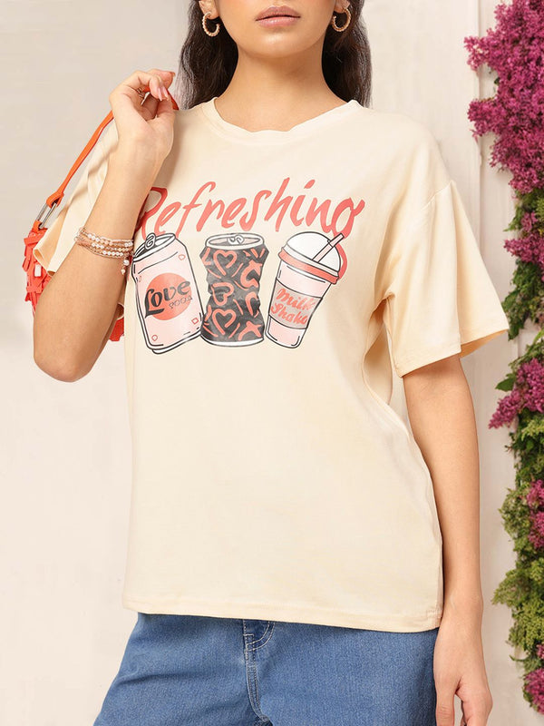DressBerry Daily Doodles Drop-Shoulder T-shirt