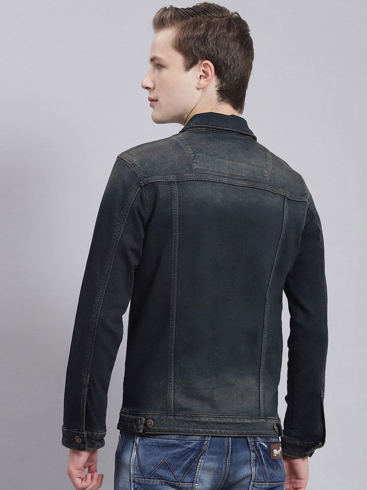 Monte Carlo Spread Collar Lightweight Denim Jacket