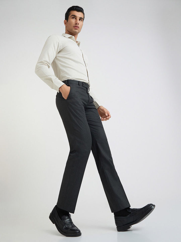 Park Avenue Men Regular Fit Formal Trousers