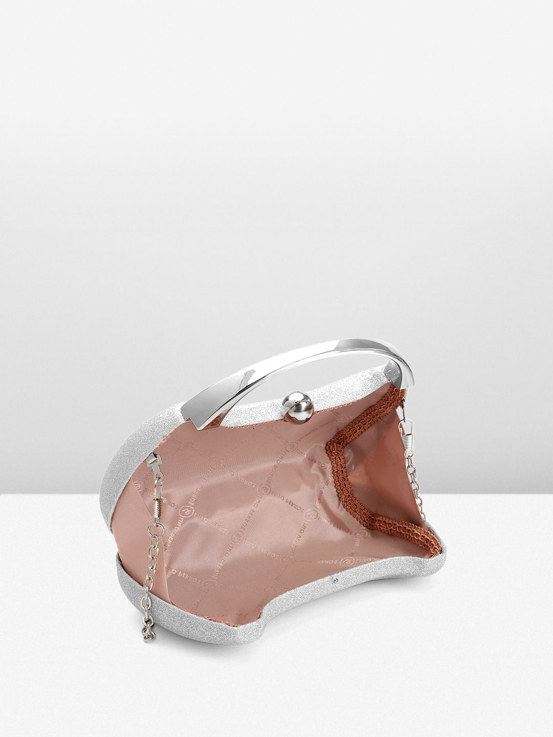 Lino Perros Shimmer Detail Party Box Clutch