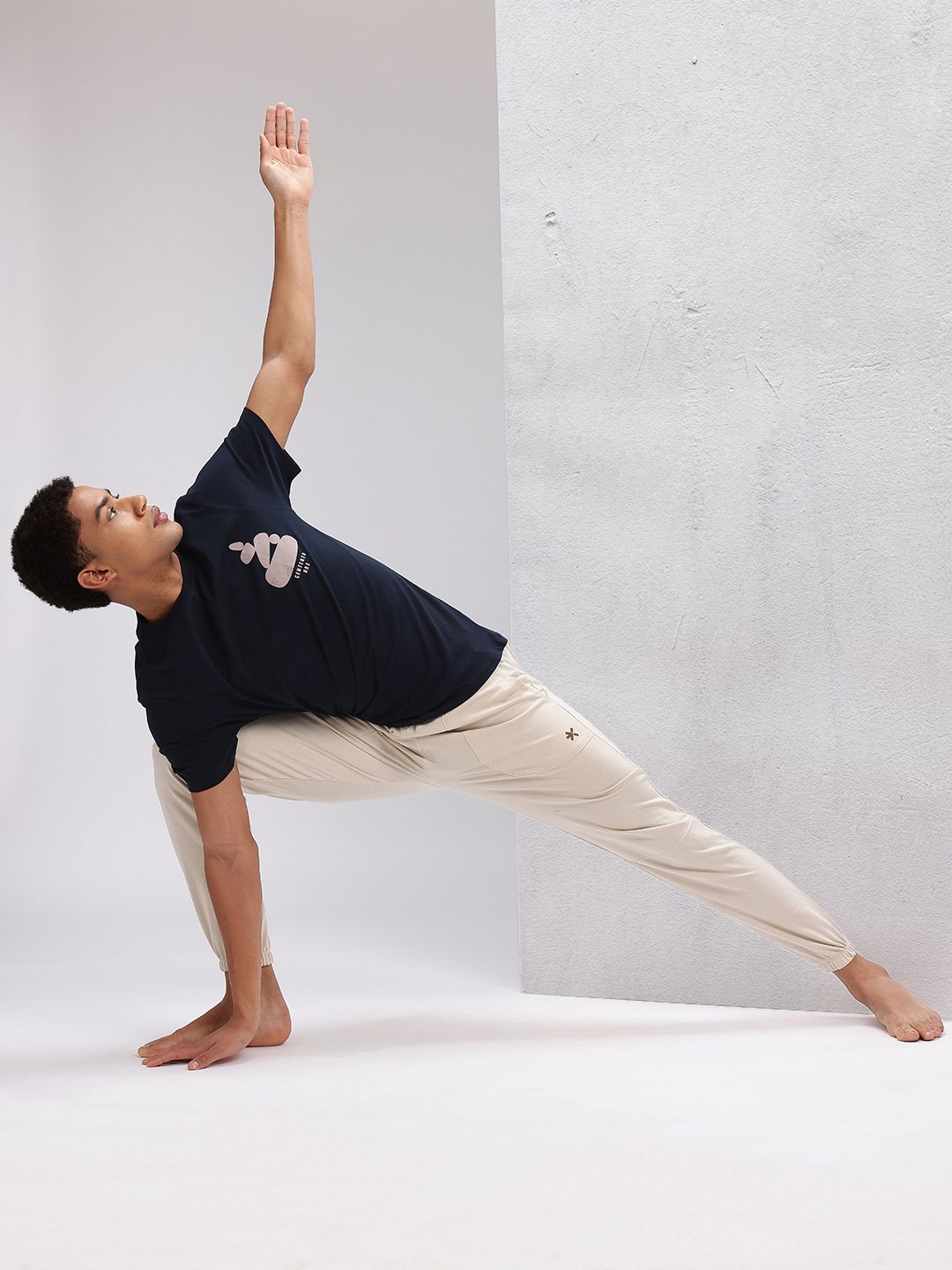 HRX by Hrithik Roshan Printed Pure Cotton Yoga T-shirt
