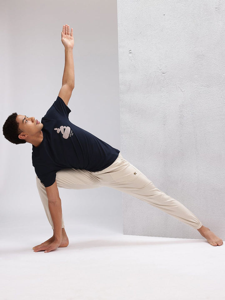 HRX by Hrithik Roshan Printed Pure Cotton Yoga T-shirt