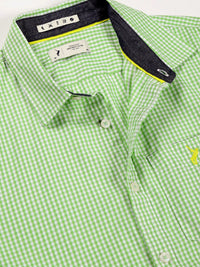 Thomas Scott Standard Slim Fit Checked Pure Cotton Casual Shirt
