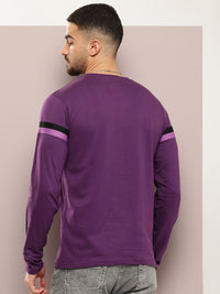 DILLINGER Men Striped Pure Cotton T-shirt