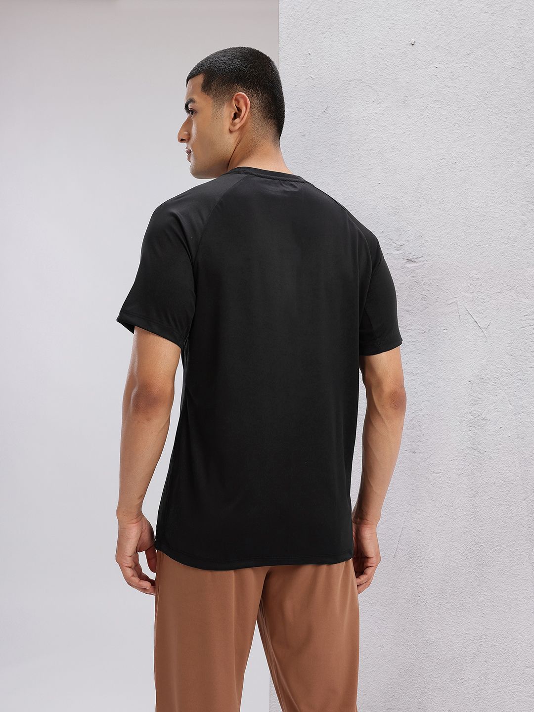 HRX by Hrithik Roshan Men Brand Logo Printed Rapid-Dry Training T-shirt