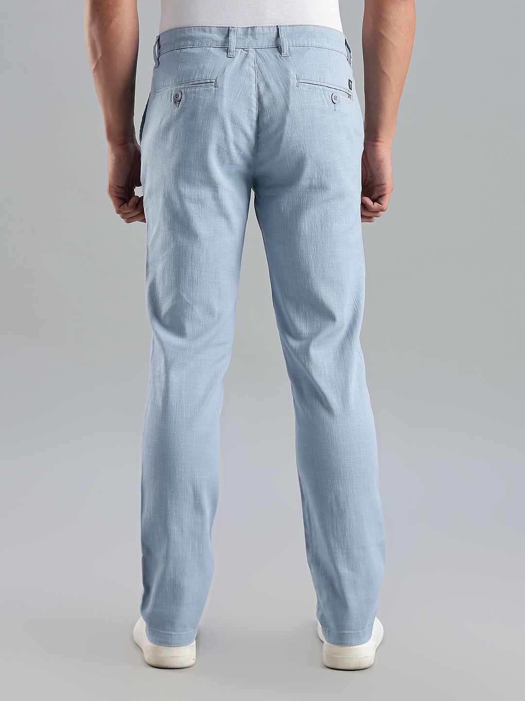 Thomas Scott Men Smart Easy Wash Mid-Rise Trousers