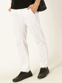 Thomas Scott Men Smart Mid Rise Cotton Trousers