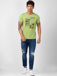 SPYKAR Men Kano Slim Fit Mildly Distressed Light Fade Jeans