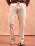 The Indian Garage Co Men Striped Trousers