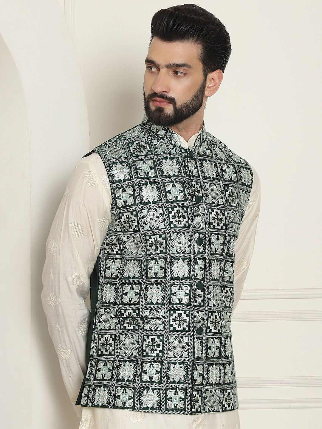 Jaket Nehru Sulam Premium SOJANYA