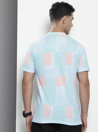 The Indian Garage Co Band Collar Striped Casual Shirt