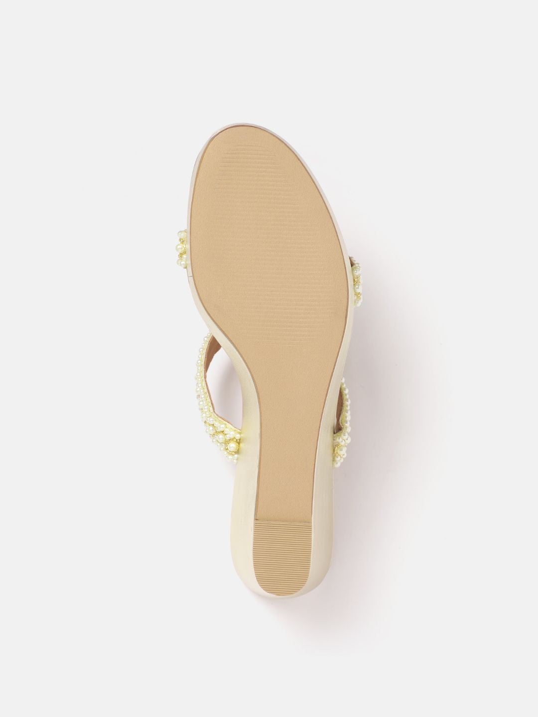 House of Pataudi Ethnic Embellished Wedge Heels