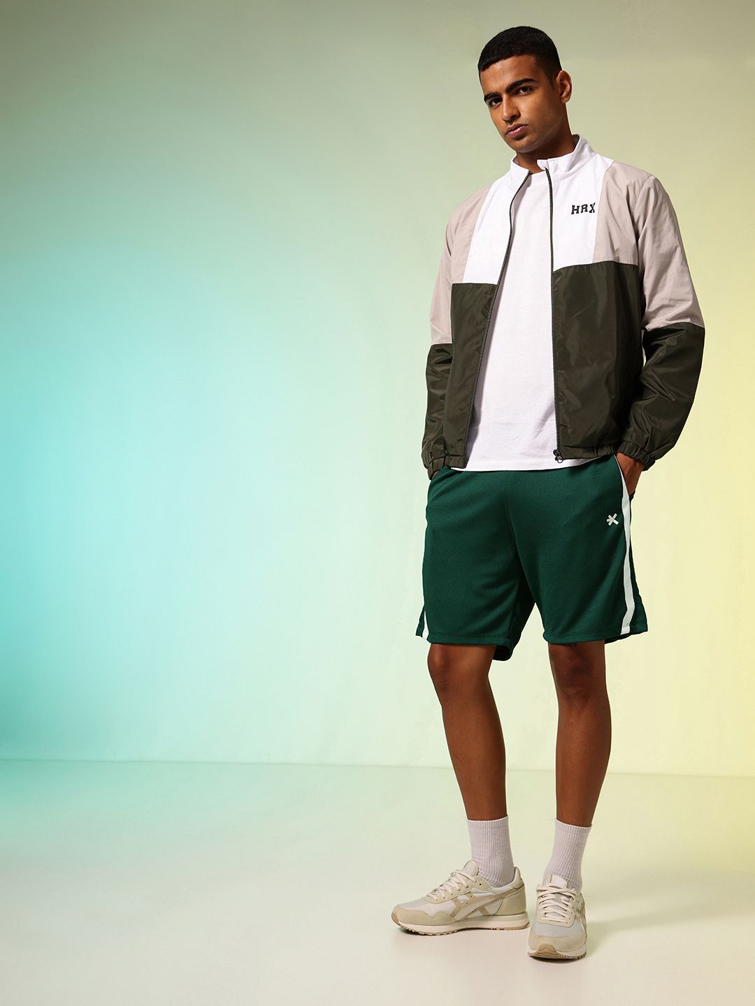 HRX by Hrithik Roshan Men Rapid-Dry Self-Design Lifestyle Sports Shorts