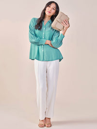 AND Solid Shirt Style Top