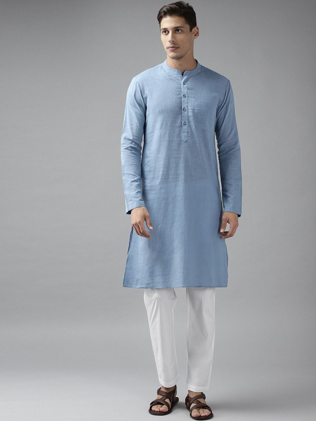 Lihat reka bentuk lelaki thread biru kerja kurta