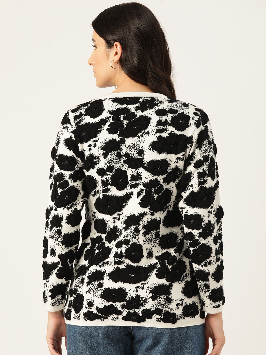 Monte Carlo Women Printed Cardigan