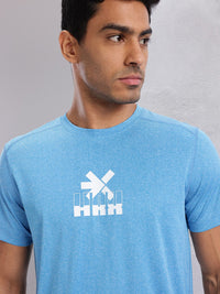 HRX by Hrithik Roshan Men Brand Logo Printed Rapid-Dry Training T-shirt
