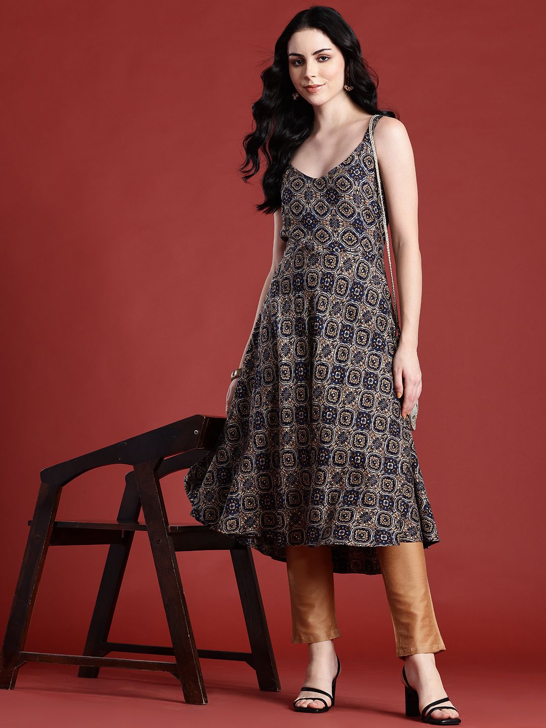 Anouk Women Ethnic Motifs Printed Kurta