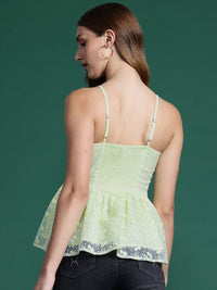 DressBerry Embroidered Lace Empire Top