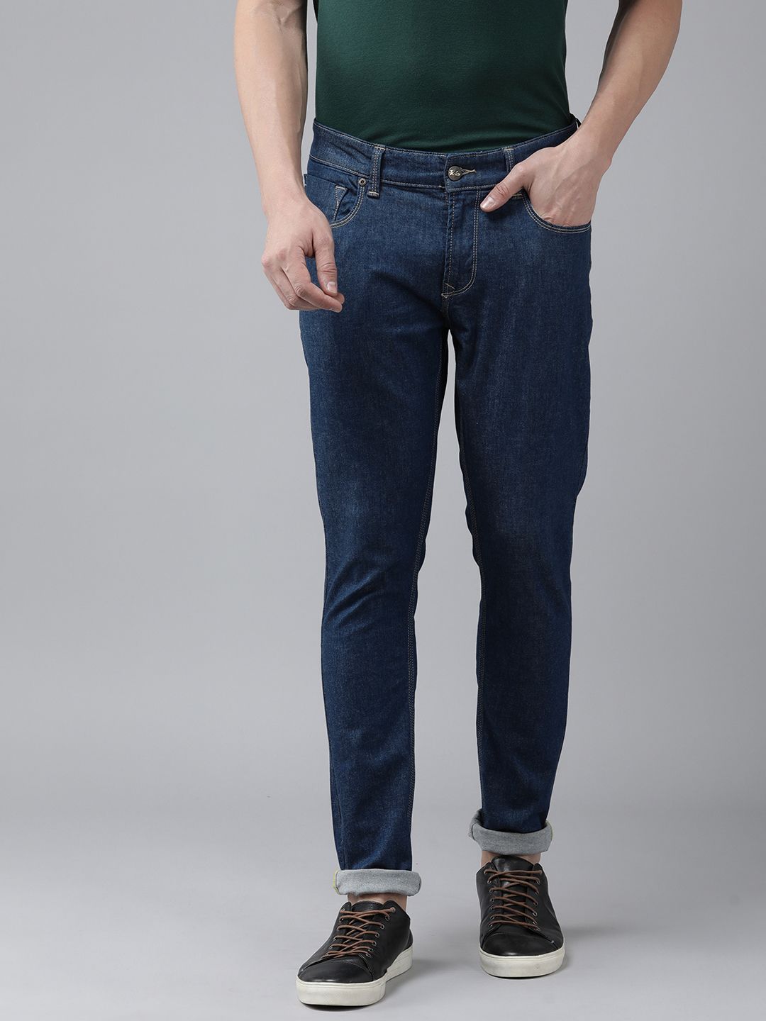 SPYKAR Men Purist Skinny Fit Low-Rise Light Fade Stretchable Jeans