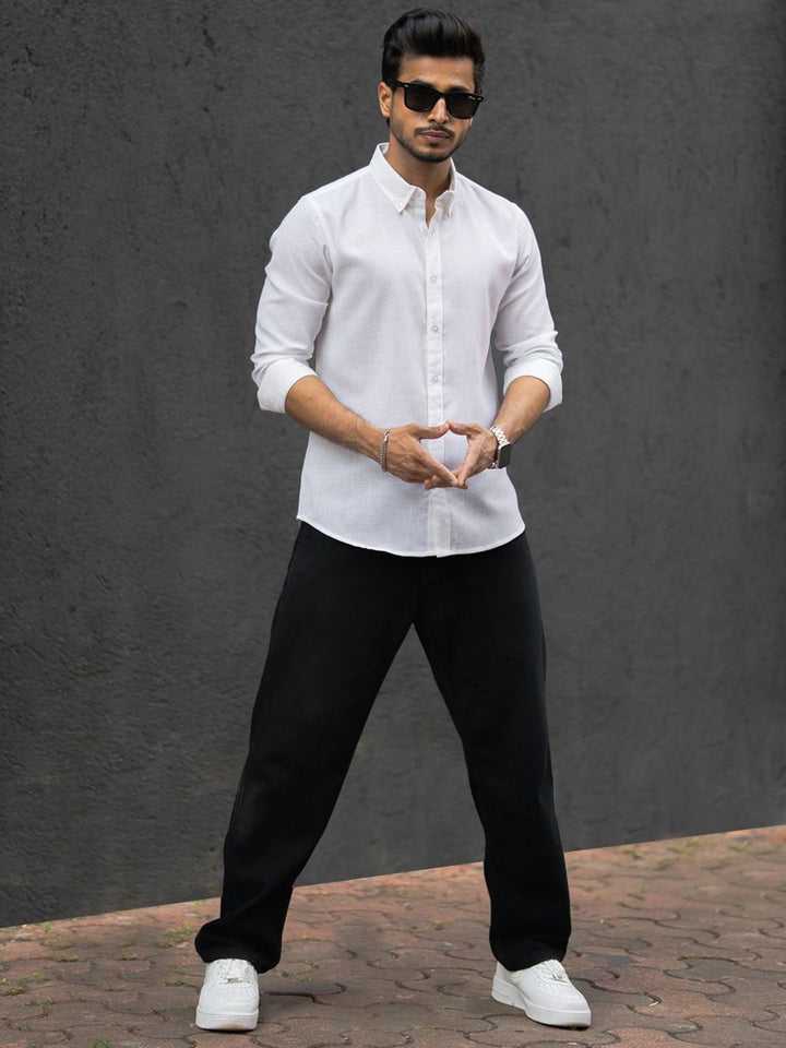 Powerlook Men Opaque Casual Shirt